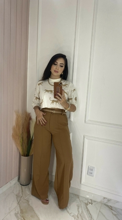 Cropped Leopardo - 100 % ALGODÃO na internet