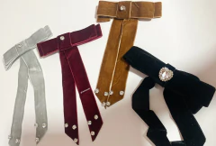 Laço Strass - Veludo