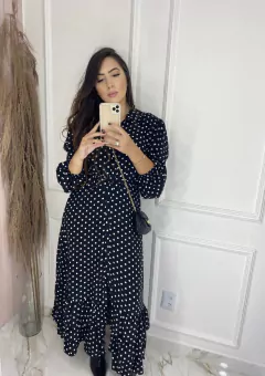 Chemise Poá - Babados - Vestorelli