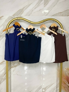 Blusa Frente Única - Fivela Orgânica