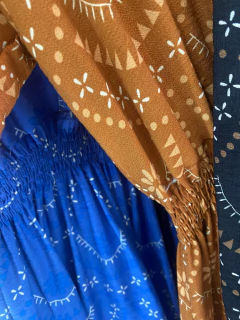 Vestido Estampado - Manga 3/4 - comprar online