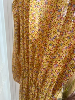 Vestido Flowers - Amarelo - Vestorelli