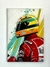 Cuadro Intervenido Perfil Ayrton Senna - Varela