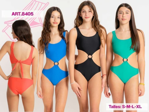 Malla entera de teens calidad viento y olas Art.8405