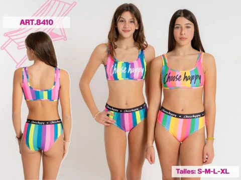 Bikini de teens calidad viento y olas Art.8410