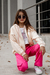 Campera frisada lisa de nena art.422 - Core Kids
