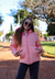 Campera lisa con bolsillos plaque con piel por dentro de nena - comprar online