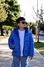 Campera lisa con bolsillos plaque con piel por dentro de varon - tienda online