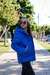Campera lisa con bolsillos plaque con piel por dentro de nena en internet