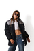 Campera IMPORTADA combinada de NENA con piel por dentro en internet