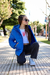 Campera lisa con bolsillos plaque con piel por dentro de nena - comprar online