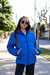 Campera lisa con bolsillos plaque con piel por dentro de nena - Core Kids