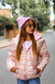 Campera de abrigo foil de nena con piel (art.607) - comprar online
