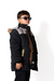 Campera IMPORTADA combinada de VARON con piel por dentro