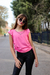 Remera con volados y accesorios de cadenita - Core Kids