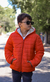 (VOLVIO A INGRESAR!)Campera de abrigo lisa con piel de varón (art.616)