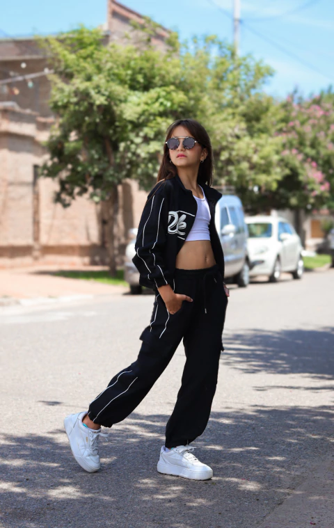 Conjunto frisado estilo deportivo de nena excelente calidad (ART. 339) - comprar online