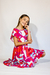 Vestido de lino estampado art. 926 - Core Kids