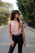 Remera con volados y accesorios de cadenita - comprar online