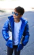 Campera combinada de varon metalizada con piel (art.618) - Core Kids