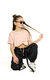 Pantalón cargo de microfibra con accesorios metálicos premium - Core Kids