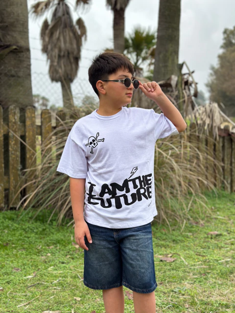 Remera calavera de algodon premium ART.312 B