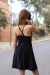 vestido liso de bambula elastizada - comprar online