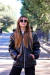 (OFERTA) Campera Gofrada de nena metalizada con piel
