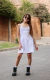 vestido liso de bambula elastizada - Core Kids