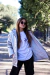 (OFERTA) Campera Gofrada de nena metalizada con piel - Core Kids