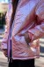 Imagen de (OFERTA) Campera Gofrada de nena metalizada con piel