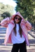 (OFERTA) Campera Gofrada de nena metalizada con piel - comprar online