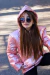 (OFERTA) Campera Gofrada de nena metalizada con piel