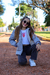 Campera lisa con bolsillos plaque con piel por dentro de nena - comprar online