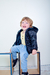 Campera de abrigo estampada de bebe con piel art. 630 - comprar online