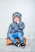 Campera de abrigo estampada de bebe con piel art. 630 en internet
