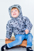 Campera de abrigo estampada de bebe con piel art. 630 - Core Kids