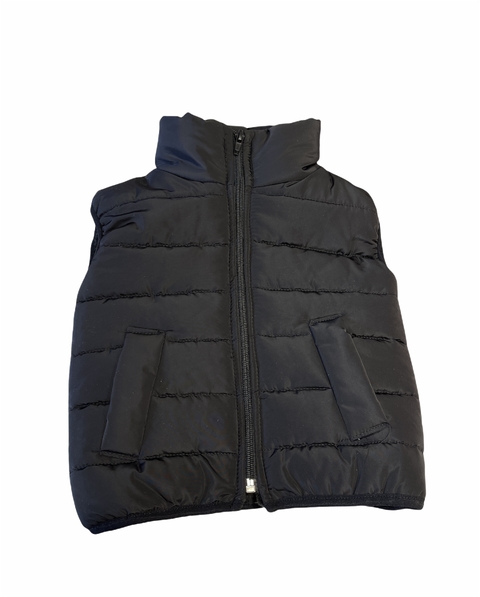 CHALECO PUFFER LISO DE BEBE CON PIEL POR DENTRO