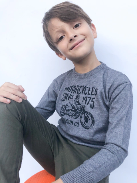 SWEATER DE HILADO ESPECIAL CON LYCRA MOTORS