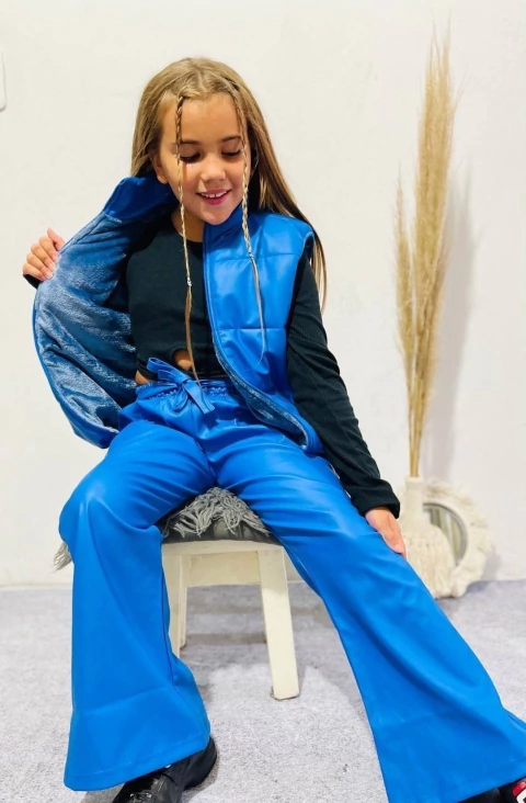 ¡ULTIMOS! CHALECO SIMIL CUERO CON PIEL POR DENTRO PREMIUM