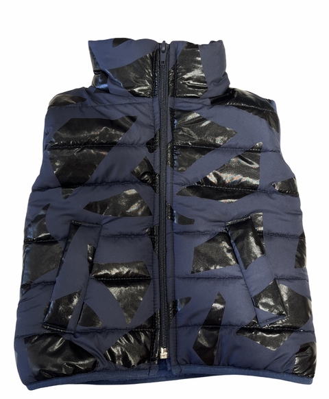 CHALECO PUFFER DE BEBE CAMUFLADO CON PIEL POR DENTRO