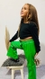 PANTALON OXFORD DE SIMIL CUERO