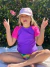 (oferta) remera con filtro uv de nena manga corta con certificado oficial (fpv+50) - Core Kids