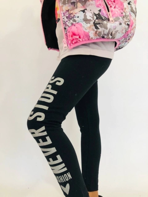 CALZA NEVER STOP DE ALGODON Y LYCRA