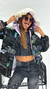 Camperon de nena IMPORTADO foil con piel por dentro - Core Kids