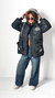 Campera IMPORTADA con piel por dentro de nena EPODSIDLKN (incluye guantes) - Core Kids