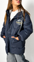 Campera IMPORTADA con piel por dentro de nena EPODSIDLKN (incluye guantes)