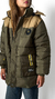 Campera IMPORTADA combinada de NENA con piel por dentro