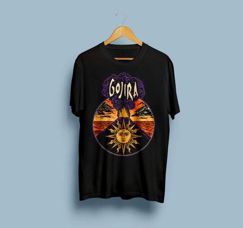 CAMISETA BANDA GOJIRA