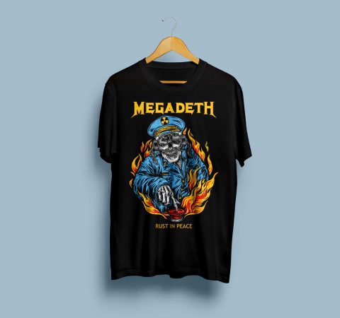 CAMISETA BANDA MEGADETH